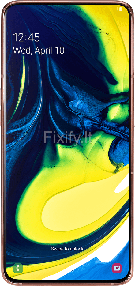 Samsung A80 telefono nuotrauka